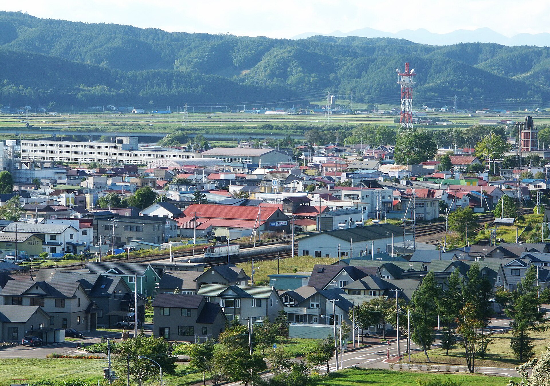 北海道中川郡池田町の町並み
